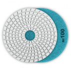 ЗУБР 125мм №100 алмазный гибкий шлифовальный круг (Черепашка) для мокрого шлифования