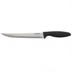 BE-2268C Нож для нарезки из нерж стали  8" 20 см,"Carbon", черный гранит(120/12)