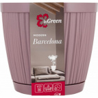Горшок для цветов InGreen BARCELONA 1,8л, D155мм Морозная слива