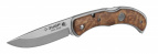 Нож ЗУБР "ПРЕМИУМ" НОРМАНН складной, эргономичная рукоятка с деревянными накладками, 220мм/лезвие 95мм