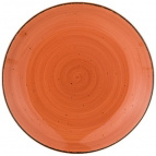 Тарелка обеденная "nature" 26,5см, оранжевая