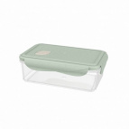 Контейнер Для Холодильника И Микроволновой Печи С Клапаном "Eco Style" 1,1Л (Зеленый Флэк)