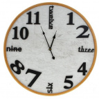 Часы настенные декоративные, L60 W2 H60 см, (1xАА не прилаг.)
