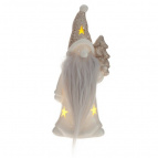 Фигурка декоративная с подсветкой  "Дед Мороз" (2хLR44), L10 W7 H20 см