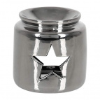 Аромалампа "Звезда", свеча в комплекте, серебряная, 7,5х7,5х7,5 см, для бани и сауны "Банные штучки"/12