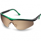 KRAFTOOL BASIC коричневые, стекло-моноблок с покрытием устойчивым к истиранию и запотеванию, открытого типа, защитные очки (110319)