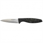 BE-2268E Нож для чистки овощей  из нерж стали  3,5" 8,89 см,"Carbon", черный гранит(216/24)