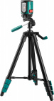 Нивелир лазерный линейный CL-20, сверхъяркий, KRAFTOOL 34700-3, штатив (35-110см), чехол, 20м, IP54, точн. 0,2 мм/м