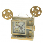 Часы настольные декоративные "Кинопроектор", L30 W9 H28 см, (1хАА не прилаг.)