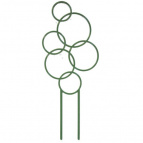 0310-085 Опора для растений круги 15,5*37,5 см зеленый (zielona harbata)