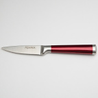 Нож для чистки овощей с красной ручкой "Burgundy" 3,5" (8,89 см)