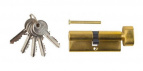 Механизм ЗУБР "МАСТЕР" цилиндровый, тип "ключ-защелка", цвет латунь, 5-PIN, 70мм