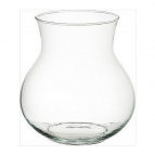 1594 "Виталина"-2 ваза для цветов средняя h-16 см, d-16 см