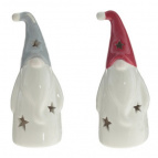 Фигурка декоративная "Дед Мороз" (подсветка, LR44X2), L5,5 W5,5 H12,5 см, 2в.