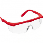 Защитные прозрачные очки ЗУБР СПЕКТР 5 монолинза с дополнительной боковой защитой, открытого типа, 110328