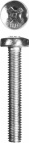 Винт DIN 7985, M5 x 30 мм, 5 кг, кл. пр. 4.8, оцинкованный, ЗУБР