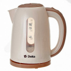 Чайник DELTA DL-1106 бежевый: 2200 Вт, 1,7 л