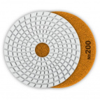 ЗУБР 125мм №200 алмазный гибкий шлифовальный круг (Черепашка) для мокрого шлифования