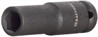 Торцовая головка KRAFTOOL "INDUSTRIE QUALITAT" ударная, удлиненная (1/2"), FLANK, Cr-Mo, фосфатированная, 13 мм
