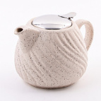 60446 Заварочный чайник 950 мл керамика, бежевый