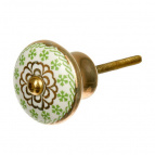 BLUMEN HAUS Ручка металлическая для мебели "Зеленый чай", цвет зеленый, рисунок золотой /300/6
Отгружается кратно коробке (6 шт.)