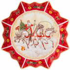 Блюдо Lefard "Тройка" 26 См Красное