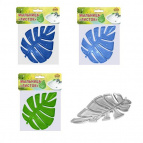 Мыльница "Листок" 14,5*9см на стрип-ленте (пвх) 4цв.