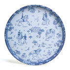 ПОДНОС СЕРВИРОВОЧНЫЙ AGNESS "DE JOUY" 33*2,1 СМ