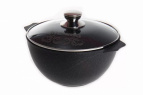 54802 Казан для плова 4л АП Гранит  black
