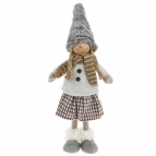Игрушка набивная (серая коллекция), L18 W11 H53 см