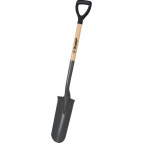 ЗУБР Фаворитдренажная лопата 353х152х1120мм, полотно 1.7мм, закалено, дерев. лакир. черенок высш. сорт с рукояткой (4-39515)