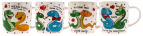 ДЛЯ ТЕБЯ, кружка 380мл, МИКС 4 ДЕКОРА, NEW BONE CHINA, упаковка - гофрокороб