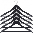 Вешалка-плечики. Размер 44-46. Набор 5шт.(черн.цв.) NEW