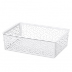 Корзинка универсальная "Линден" 2л, 230х160х70мм (белый)