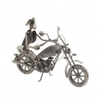 Подставка для бутылки "Мотоциклист", L31 W15 H23 см