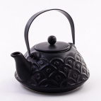 60441 Заварочный чайник 700 мл керамика, черный