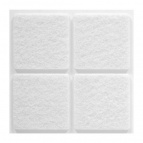 Протекторы защитные из фетра белые 38*38мм, VORTEX /30