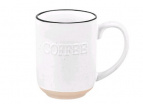 Кружка 500 мл 13*8,8*11,5 см "COFFEE", белая