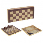 Набор настольных игр 3 в 1 (шахматы, шашки, нарды), L35 W17 H4,5 см
