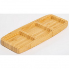 блюдо д/сервировки стола 260х100х20мм, бамбук, цветная упаковка