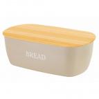 Хлебница 36*20,5*13 см "BREAD" с бамбуковой крышкой