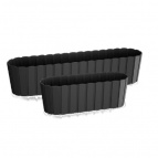 DDEC600-S433 Балконный ящик Boardee Case d58,7*14,4; h13 см 7,9 л антрацит (antracytowy)