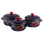 Набор эмалированный 3  предмета  "Апрель-1"