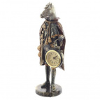 Фигурка декоративная "Лошадь" с часами D4см, (LR44x1 н/п), L12 W7,5 H24,5 см