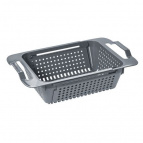 Мойка-сушка раздвижная 295х195х90 (серая)