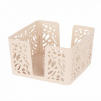 Салфетница "Лира" квадратная (бежевый)