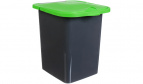 Контейнер для мусора ПУРО 18л ярко-зеленый