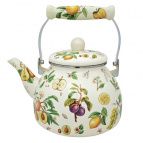 Чайник эмал 2,5л Фруктовый сад ТМ Appetite
