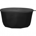 Салатник Plast Team BLACK с крышкой 1,7 л
