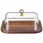 БЛЮДО ДЛЯ СЕРВИРОВКИ С КРЫШКОЙ 21,5*16,5*10 СМ